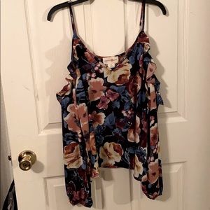 Wishful Park Cold Shoulder Blouse